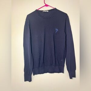 NAVY BLUE MENS VERSACE COLLECTION